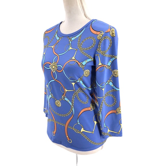 J. McLaughlin Womens Size XS Catalina Cloth Signature Tee Wrinkle Free Pullover - Picture 4 of 8